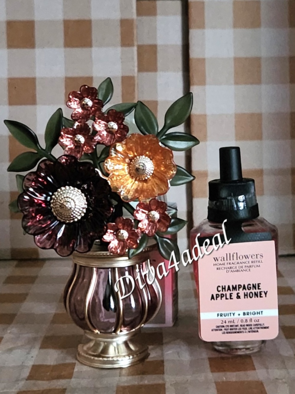 Bath & Body Works VINTAGE BLOOMS Nightlight Wallflower Plug & Refill Bundle
